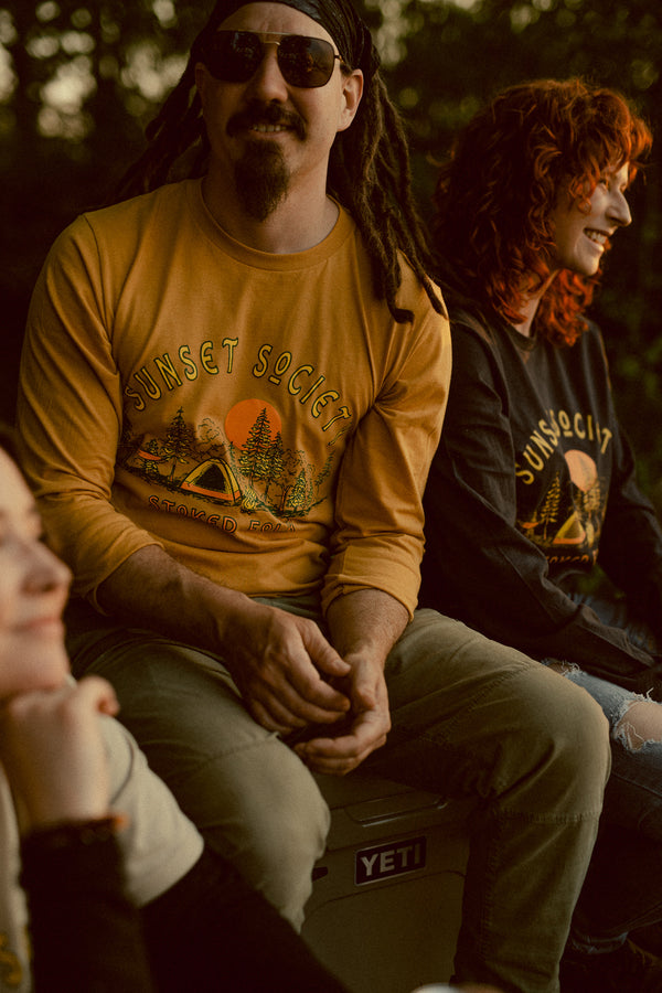 Stoked Folk Long Sleeve - Pass the Mustard