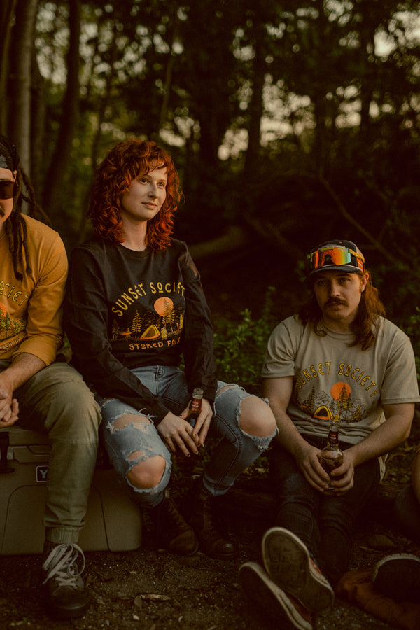 Stoked Folk Short Sleeve - Beach Bonfire