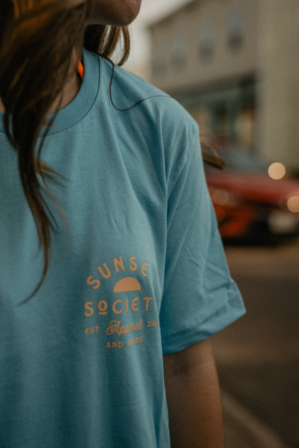 There Goes the Sun Short Sleeve - Summer Sky