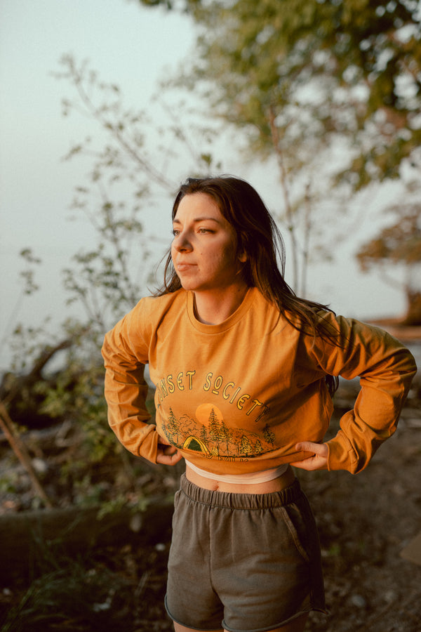 Stoked Folk Long Sleeve - Pass the Mustard