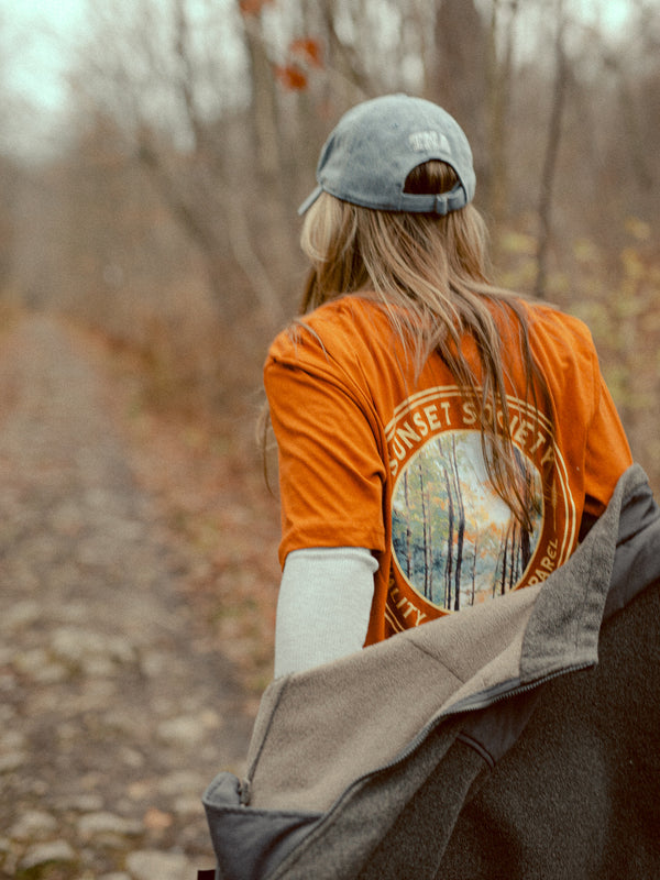 Algonquin Tee | Road Trip Rust