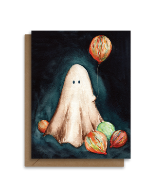 Birthday Ghoul | Spooky Ghost | Halloween Greeting Card