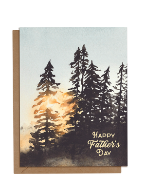 Happy Father's Day | Lake Sunset Greeting Card