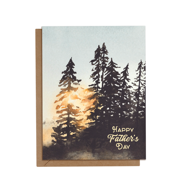 Happy Father's Day | Lake Sunset Greeting Card