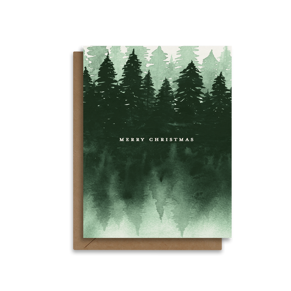 Merry Christmas | Forest Greeting Card