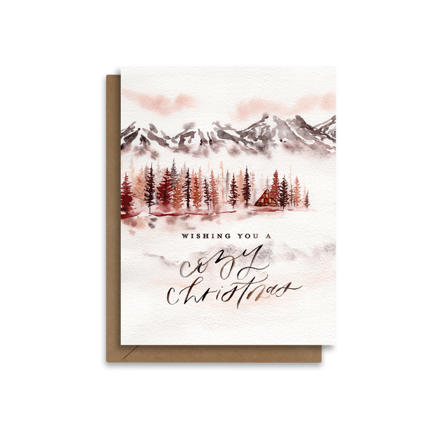 Wishing You a Cozy Christmas | Winter Wonderland | Holiday Card