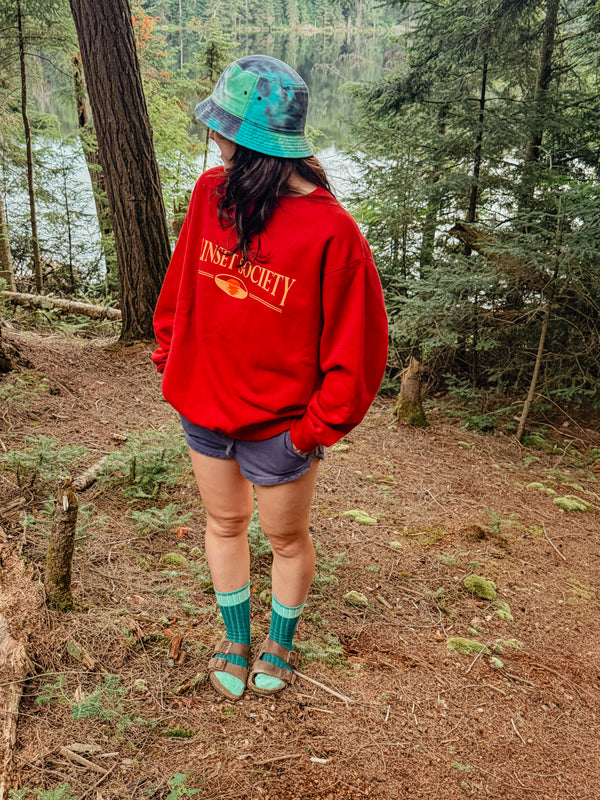 Sunset Society Crewneck - Red