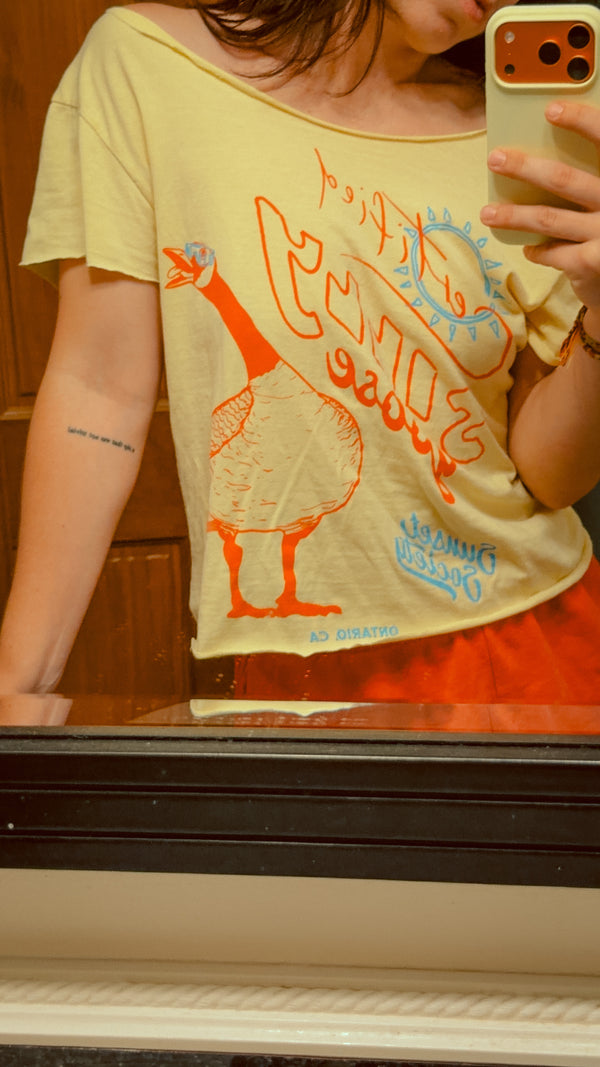 Certified Silly Goose Tee - Sunshine Yellow