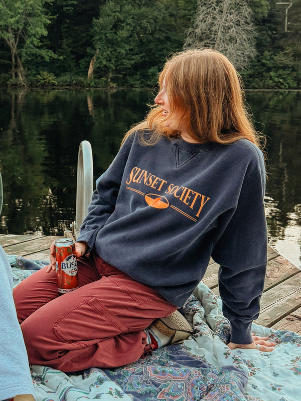 Sunset Society Crewneck - Dark Sky Preserve