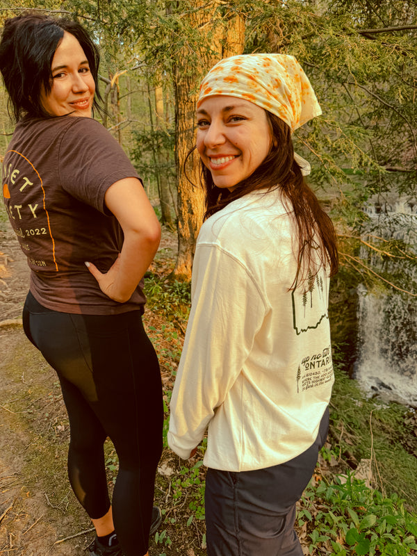 Up North Ontario Long Sleeve Tee - Ice Cream Dream