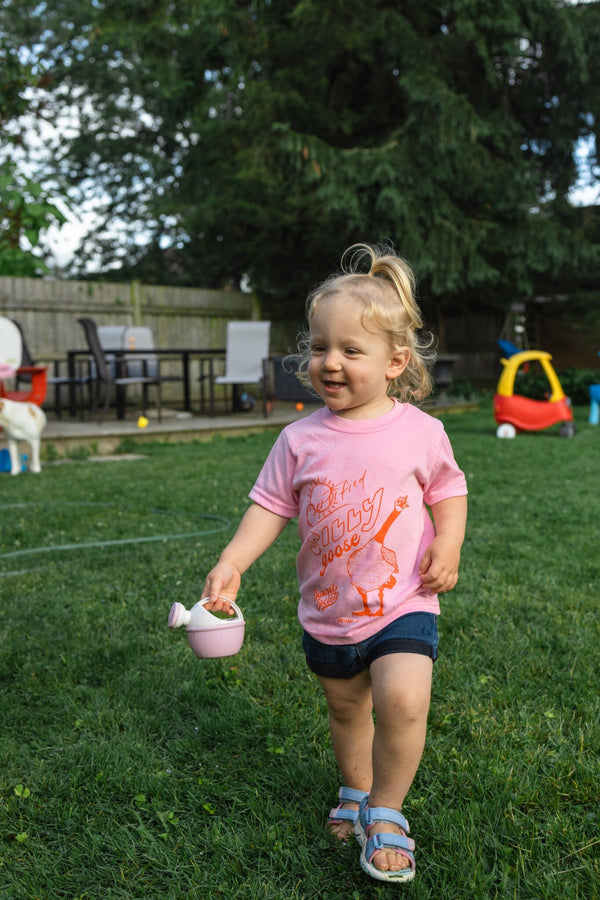 KIDS Certified Silly Goose Tee - Cotton Candy Pink
