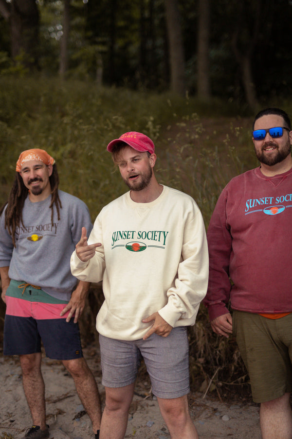 Sunset Society Crewneck - Ice Cream Dream