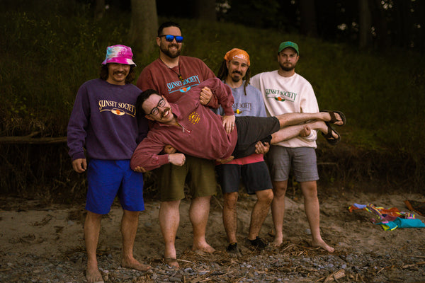 Sunset Society Crewneck - Electric Purple