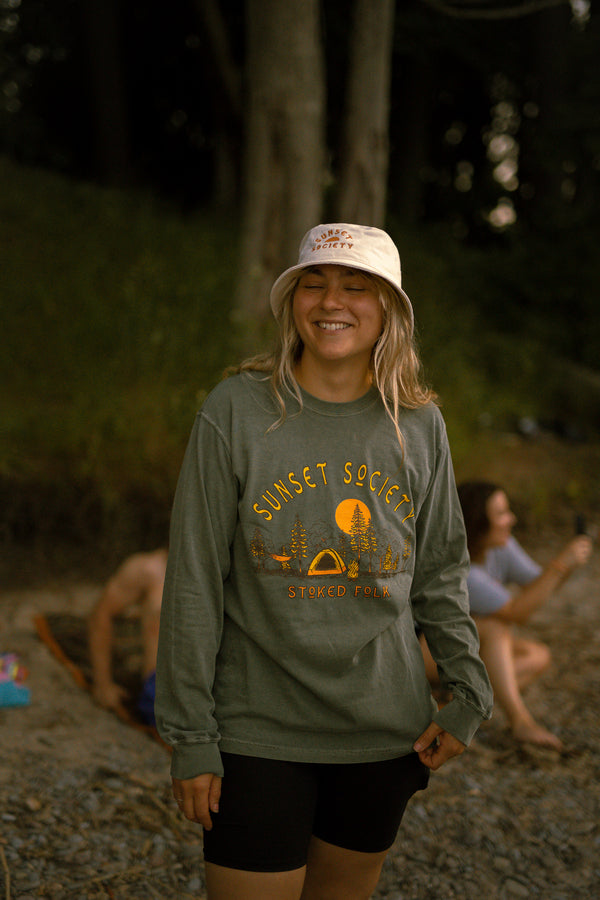 Stoked Folk Long Sleeve - Green Day Dream