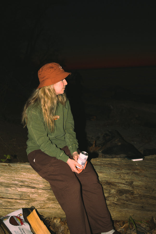 Up North Ontario Long Sleeve Tee - Green Day Dream