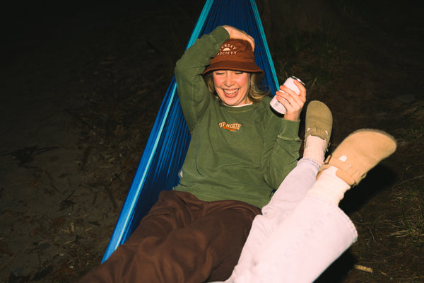 Up North Ontario Long Sleeve Tee - Green Day Dream