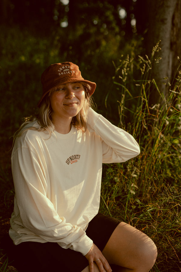 Up North Ontario Long Sleeve Tee - Ice Cream Dream