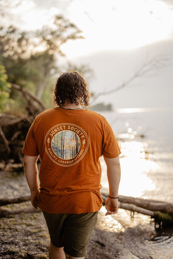 Algonquin Tee | Road Trip Rust