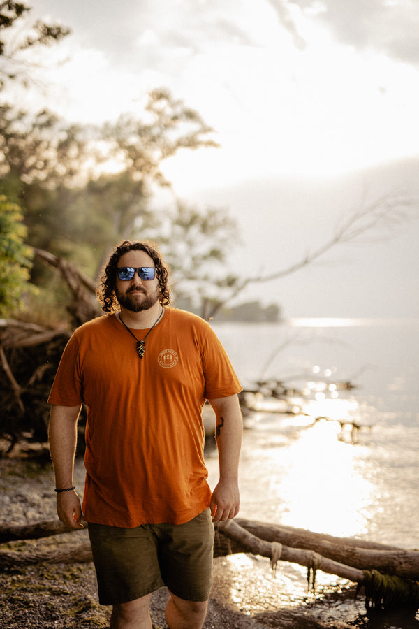 Algonquin Tee | Road Trip Rust