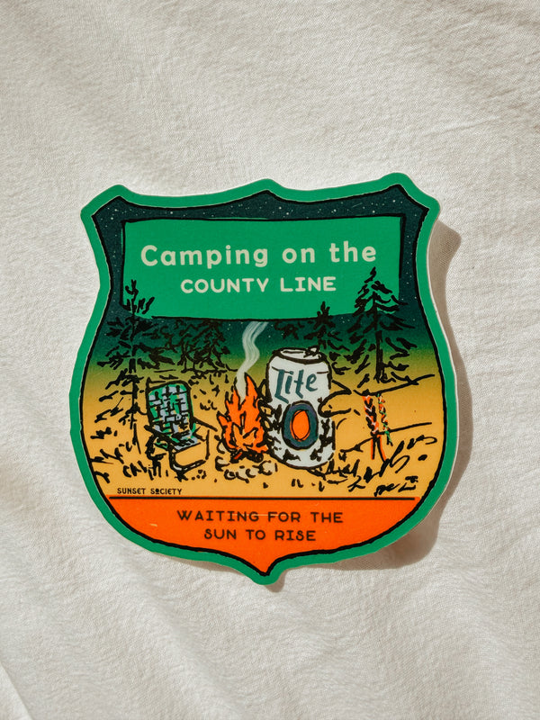 Dan Camping | Vinyl Sticker