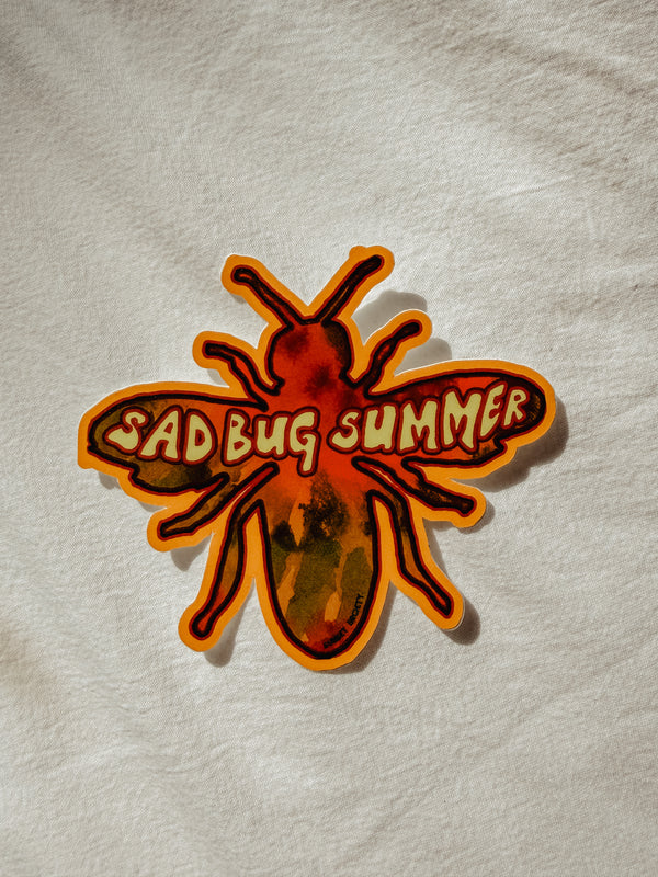 Sad Bug Summer | Vinyl Sticker