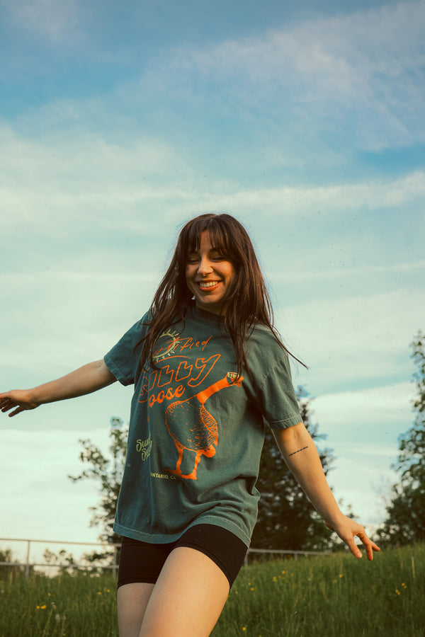 Certified Silly Goose Tee - Teal Appeal S