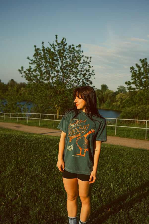 Certified Silly Goose Tee - Teal Appeal S