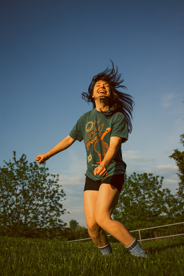 Certified Silly Goose Tee - Teal Appeal S