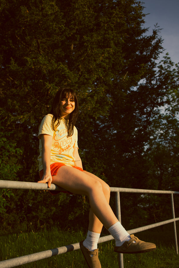 Certified Silly Goose Tee - Sunshine Yellow S