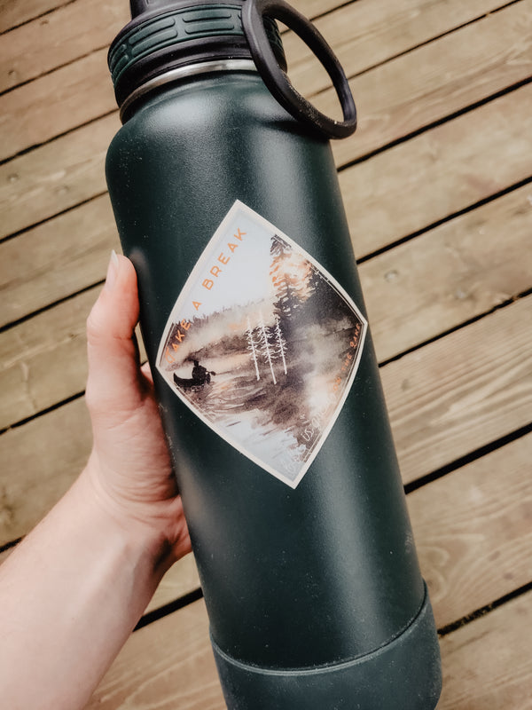 Take a Break Life is Great on the Lake | Vinyl Sticker