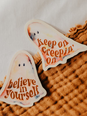 Believe in Yourself | Tie Dye Ghost Vinyl Sticker