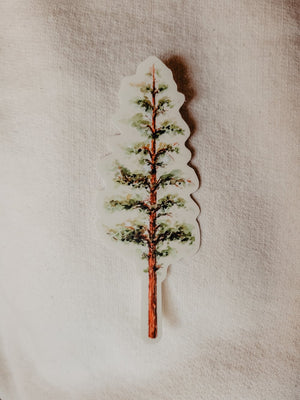 Watercolor Pine Tree | Vinyl Sticker