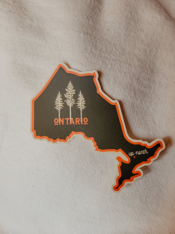 Up North Ontario Province | Vinyl Sticker