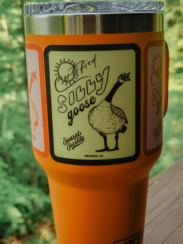Brown Certified Silly Goose | Vinyl Sticker