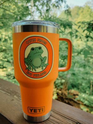 Catch Frogs Not Feelings | Vinyl Sticker