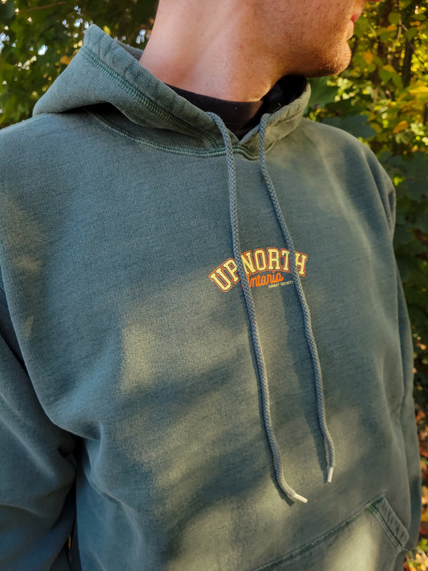 Up North Ontario Hoodie - Teal Appeal S