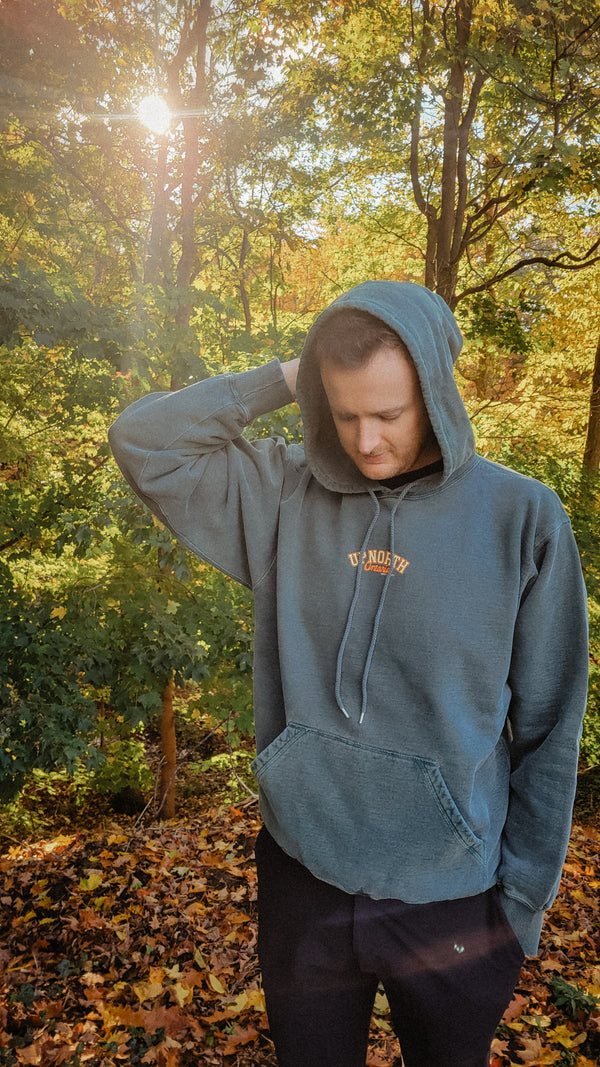 Up North Ontario Hoodie - Teal Appeal S