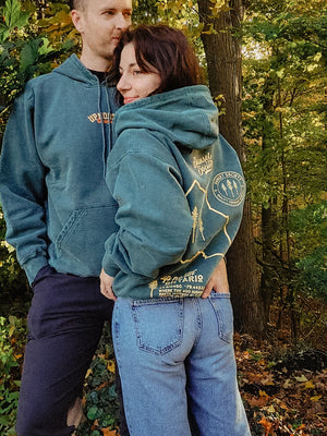 Up North Ontario Hoodie - Teal Appeal S