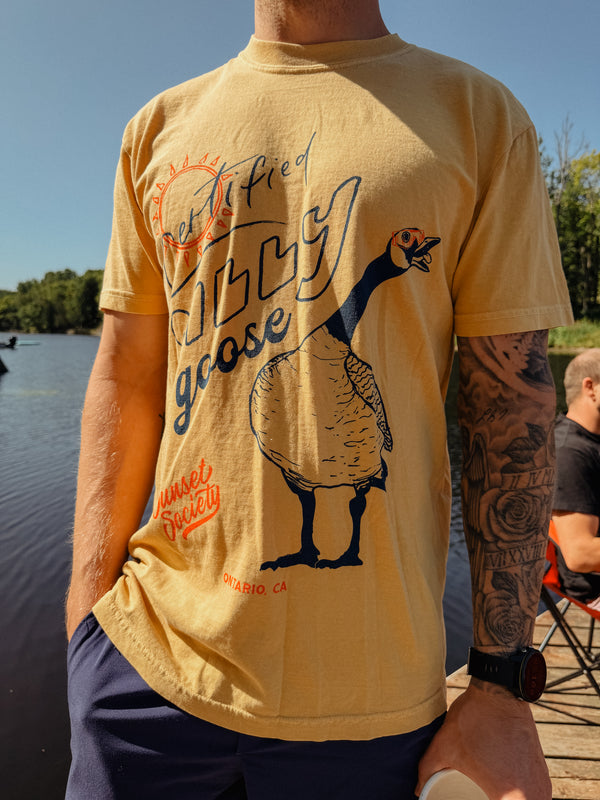 Certified Silly Goose Tee - Banquet Beer Mustard