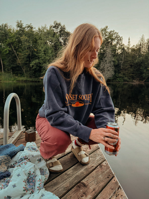 Sunset Society Crewneck - Dark Sky Preserve