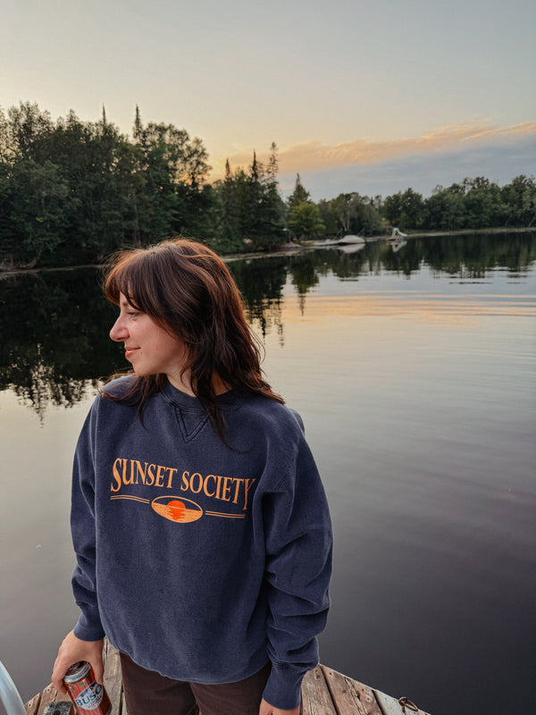 Sunset Society Crewneck - Dark Sky Preserve