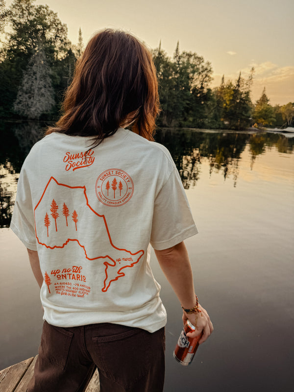 Up North Ontario Tee - Ice Cream Dream