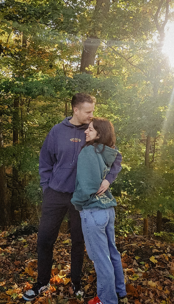 Up North Ontario  Hoodie - Dark Sky Preserve Navy